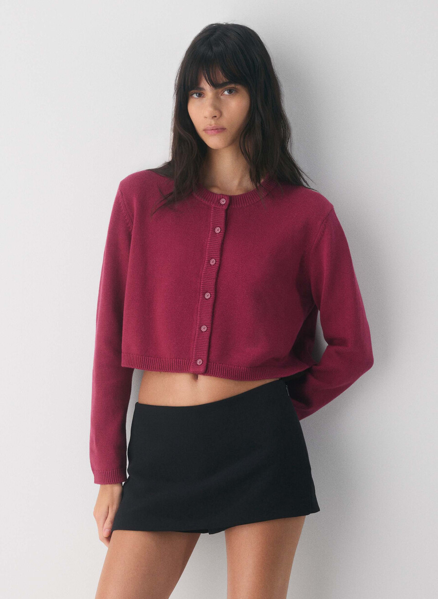 cotton charm sicilia-cardigan juicy rose