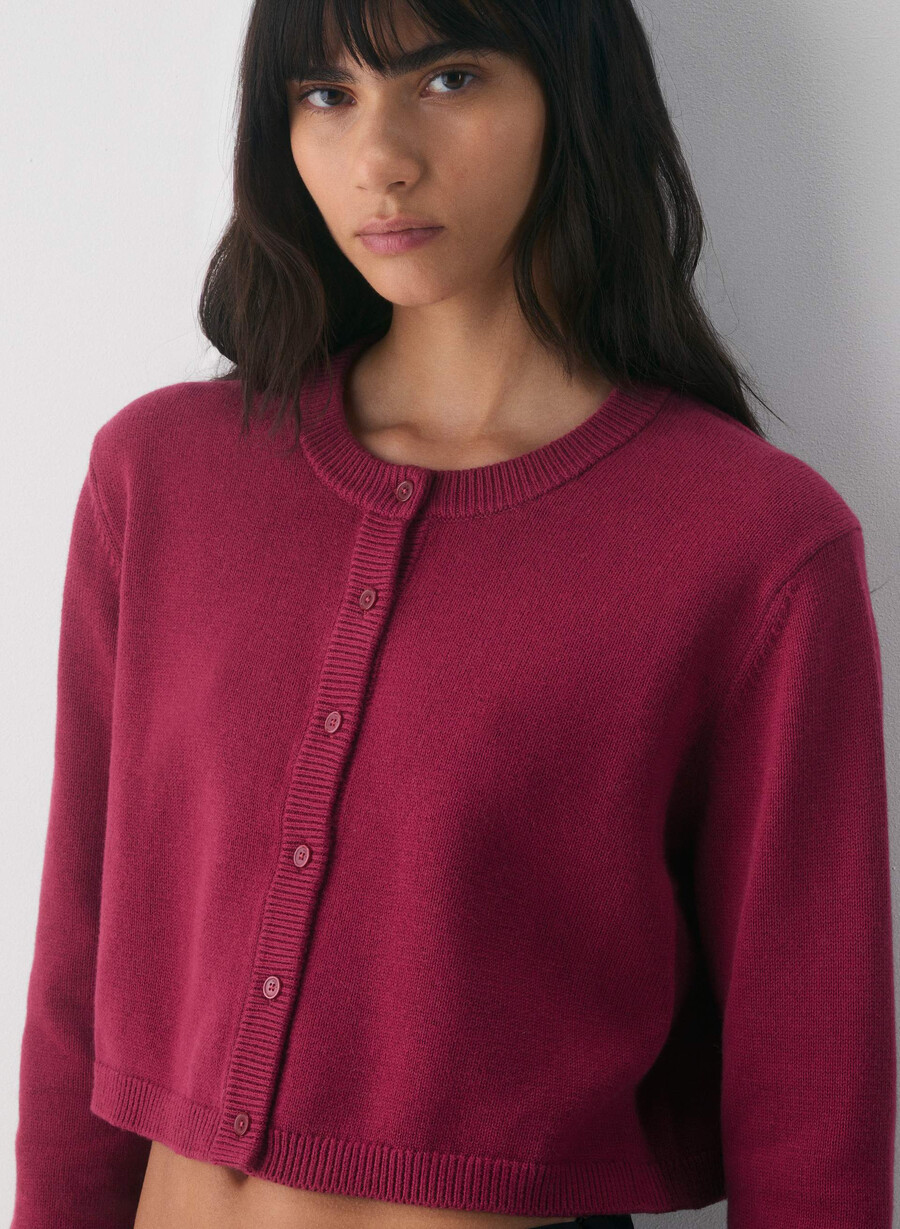 cotton charm sicilia-cardigan juicy rose