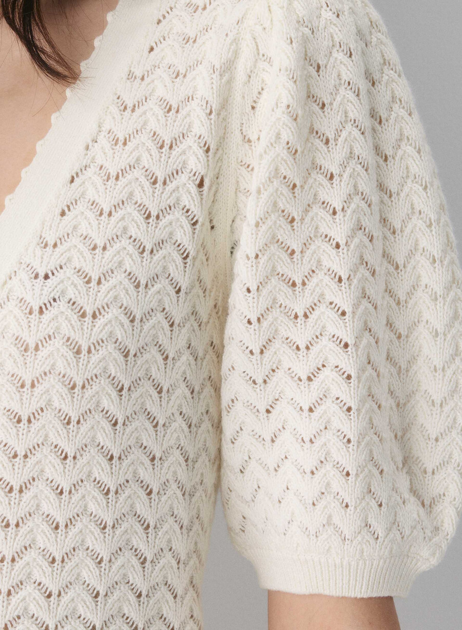 cotton charm fika cardigan lys bjørk