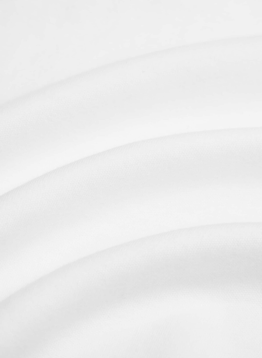 interlock bomullslibrettokjole hvit
