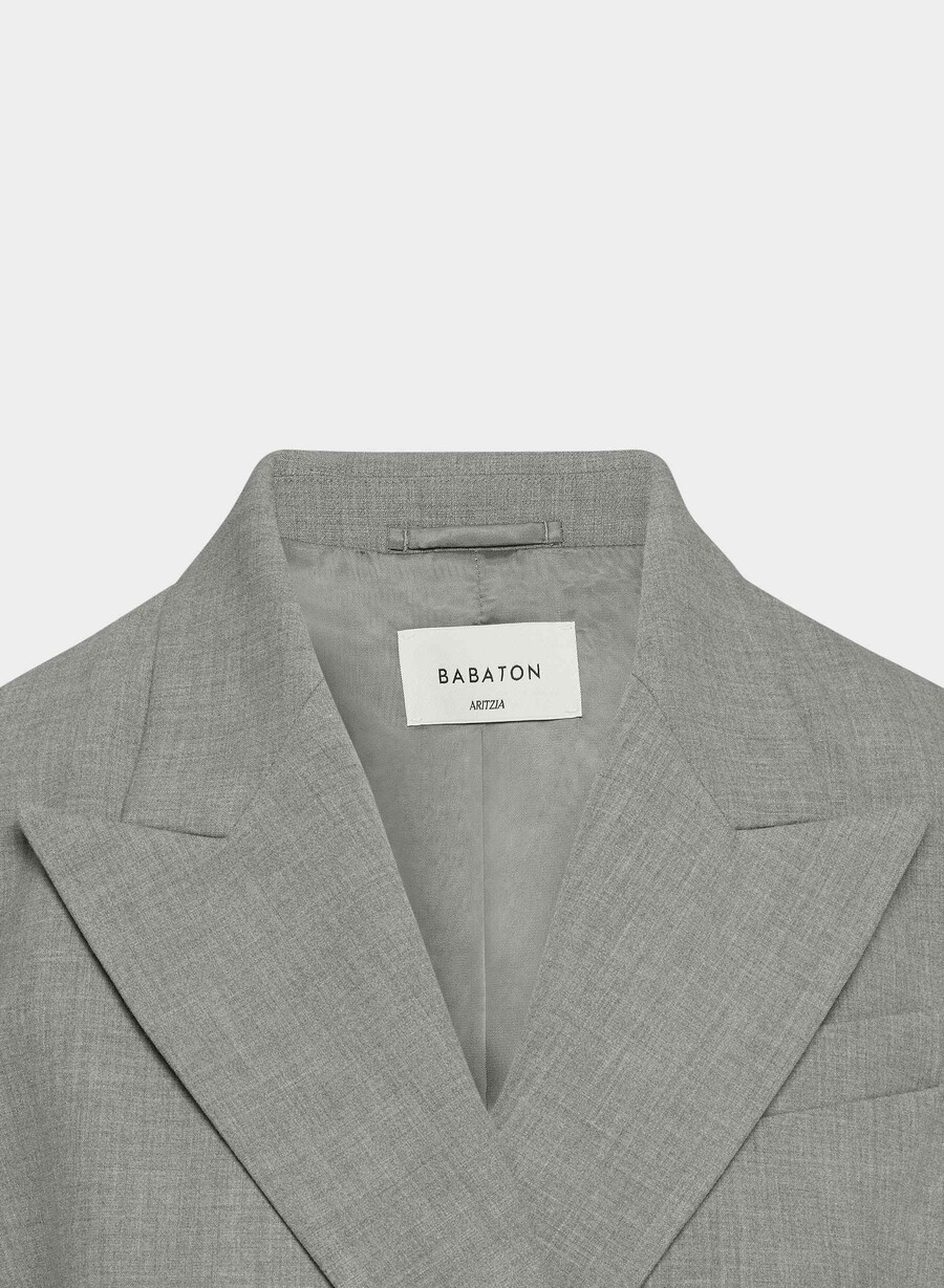 modus blazer - reessential mØrkegrÅ melang