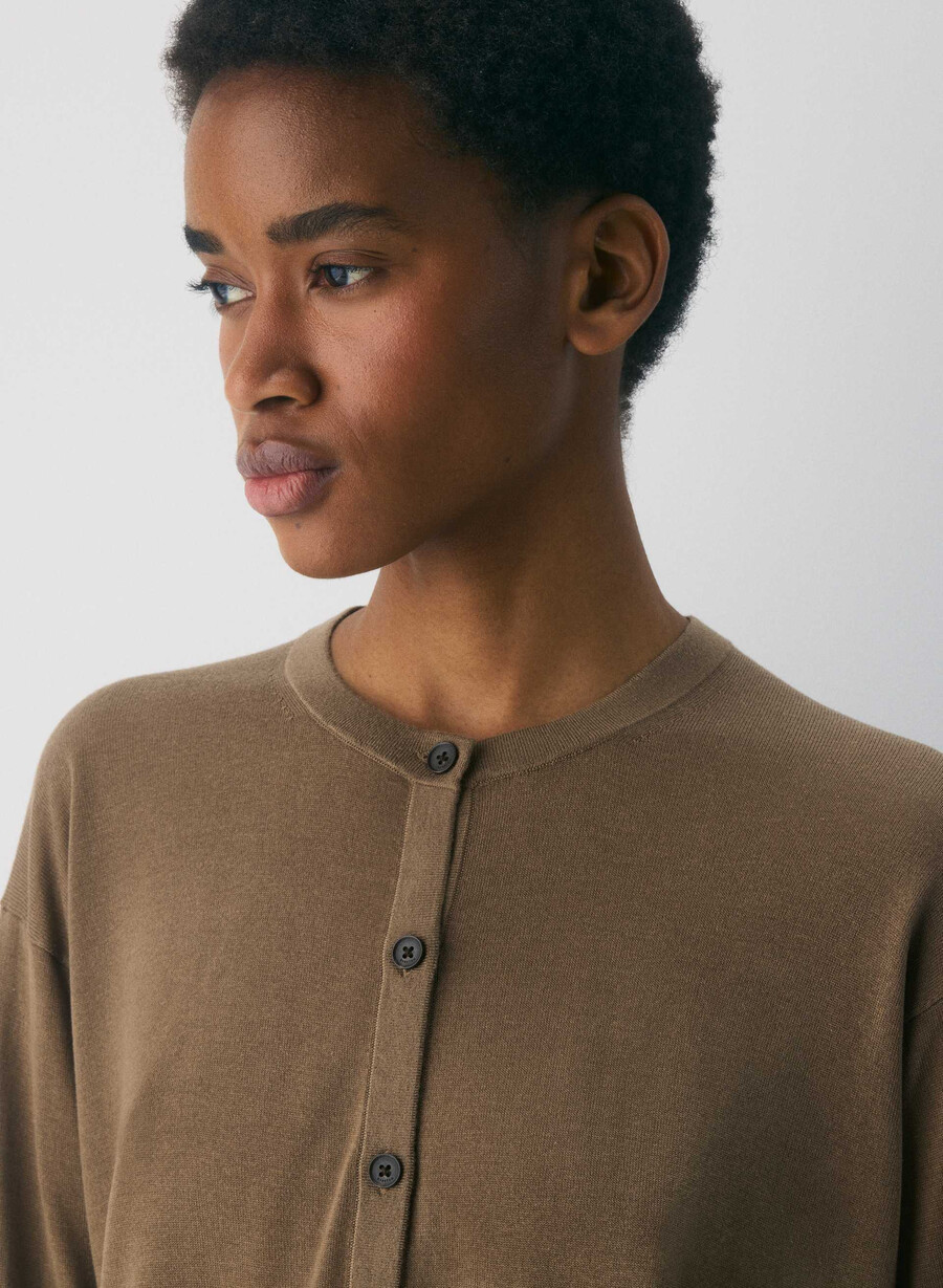 acumen cardigan folio brun