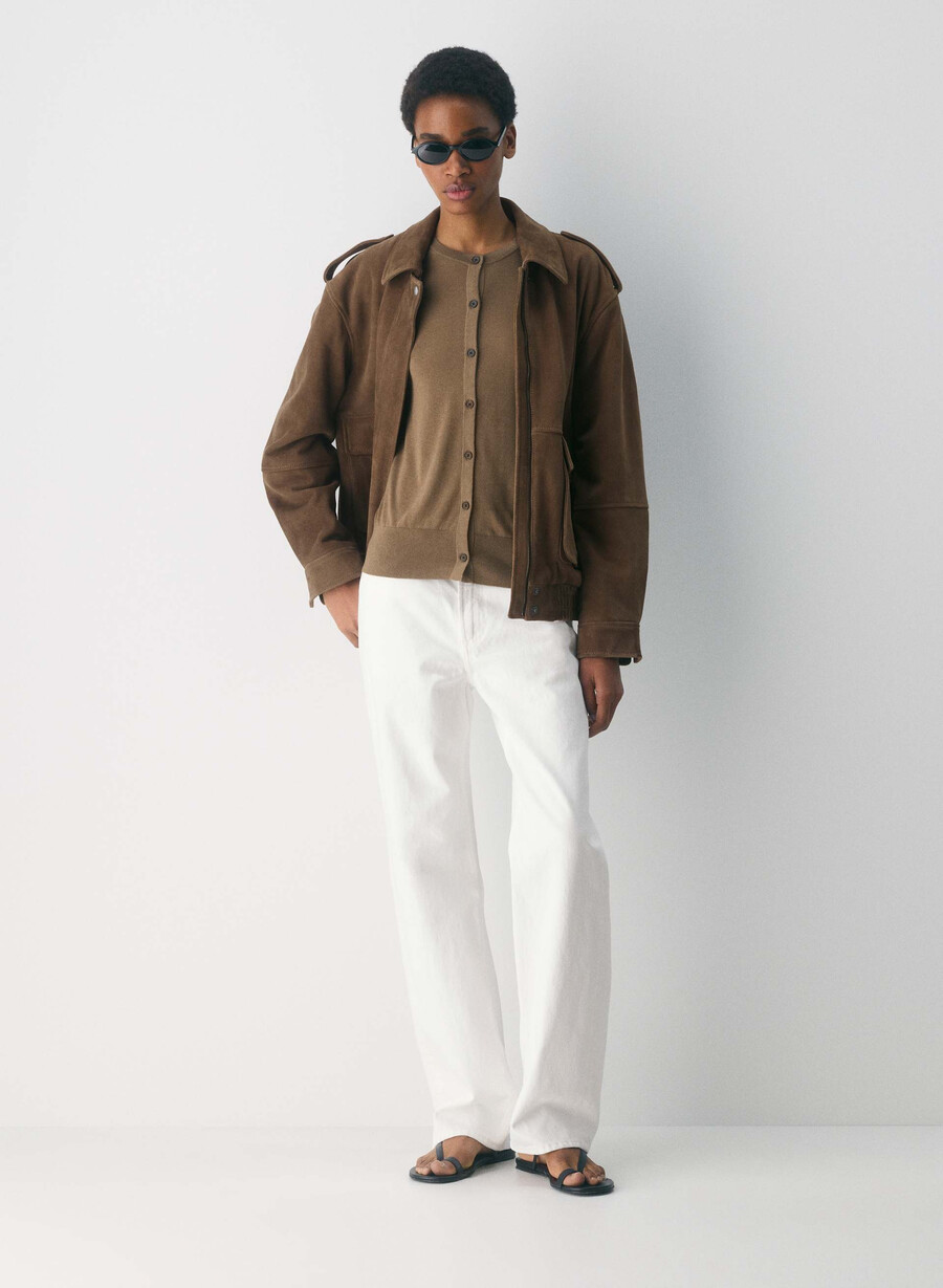 acumen cardigan folio brun