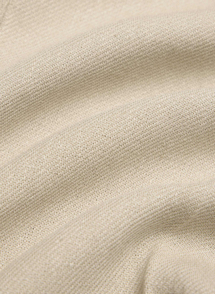 new agency bukse - lin pergament beige