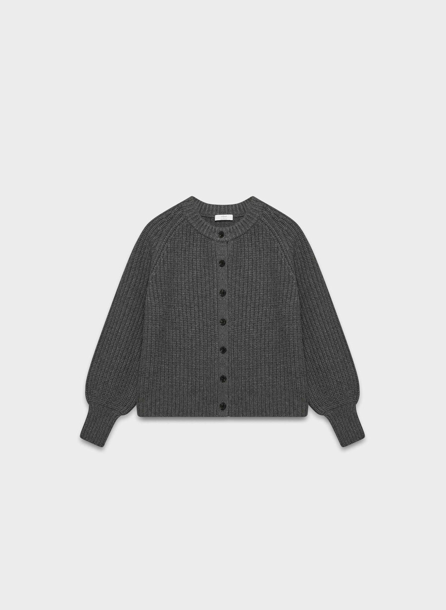 lantern ull kasjmir cardigan lynggrønn