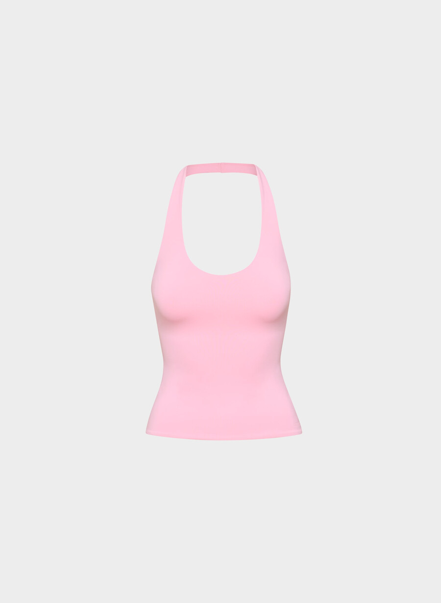 original contour transfix halter topp jellybean rosa