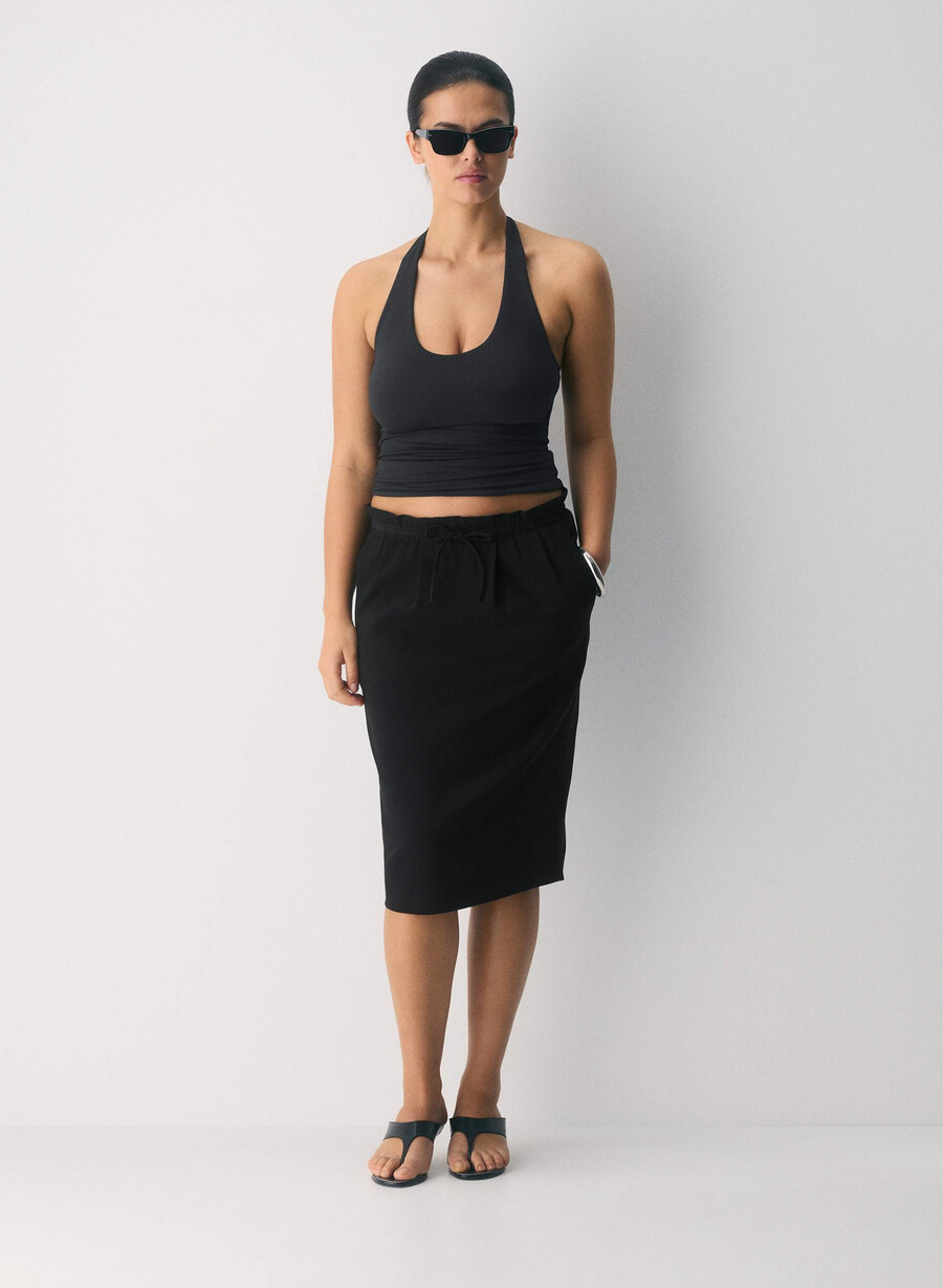 original contour transfix halter topp jellybean rosa