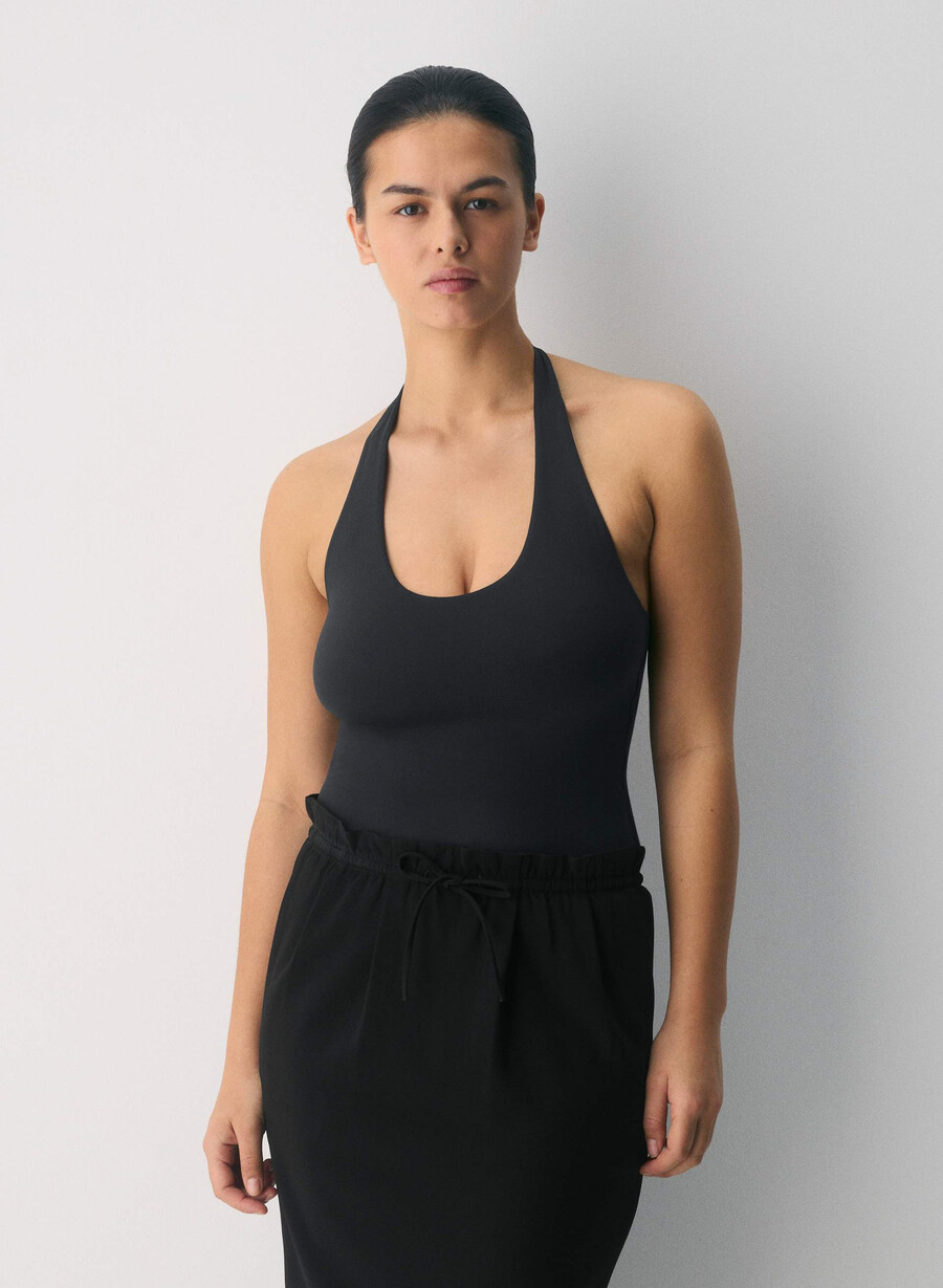 original contour transfix halter topp jellybean rosa