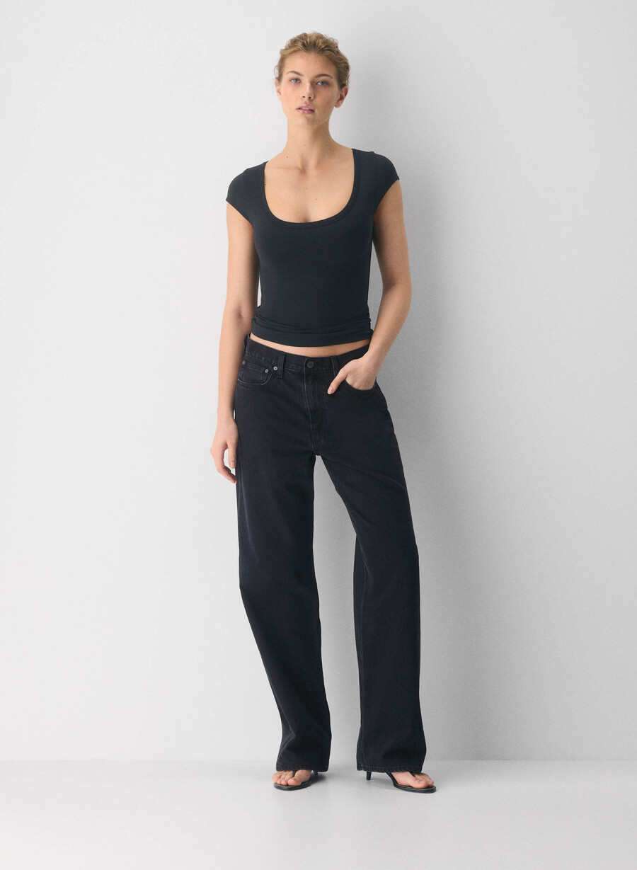 original contour emanate t-skjorte svart