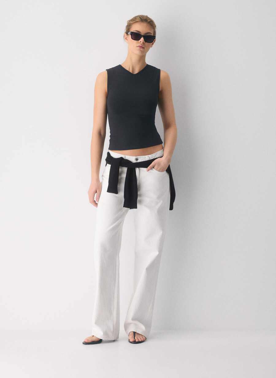 original contour flatter tanktop svart