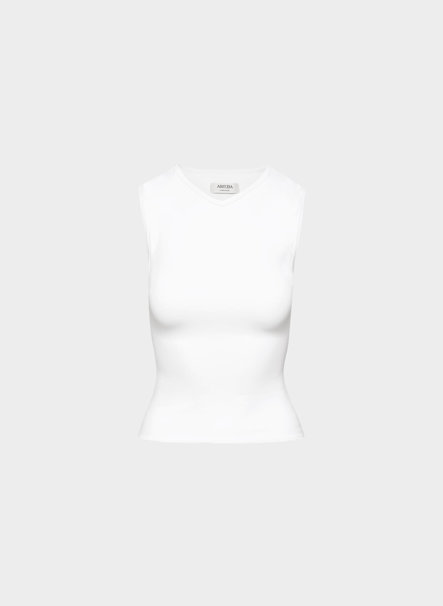 original contour flatter tanktop klarhvit