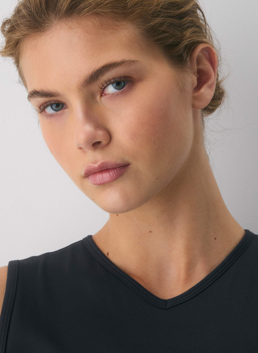 original contour flatter tanktop klarhvit