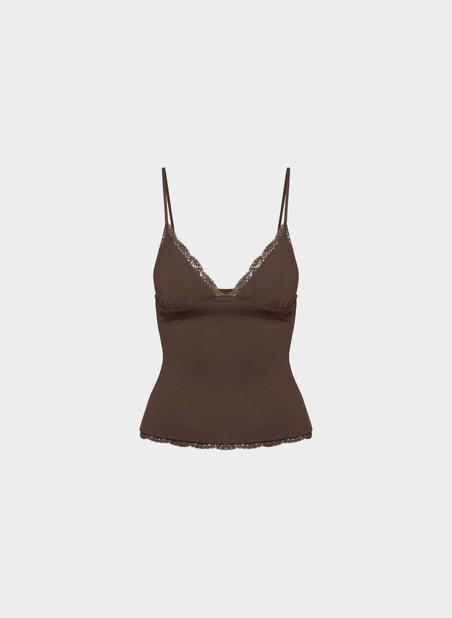 original contour wish camisole mokkabrun