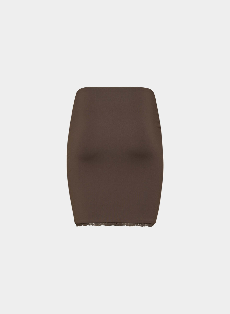 original contour conviction skjørt rik mocha brun