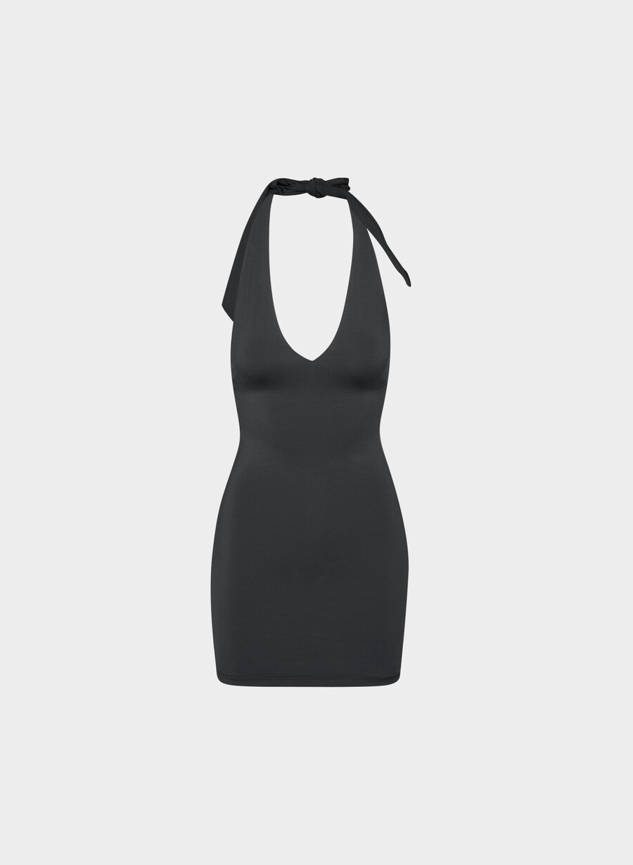original contour tantalize halterkjole svart