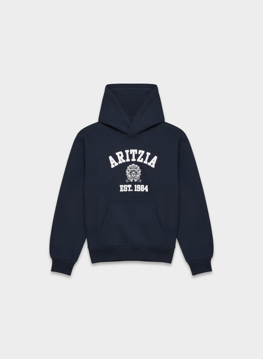 koselig fleece-hettegenser med perfekt passform admiralhvit