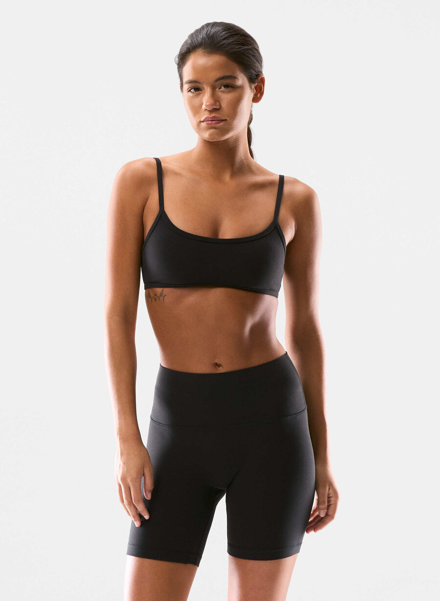 butter cheeky infinite høy rise 7 short svart