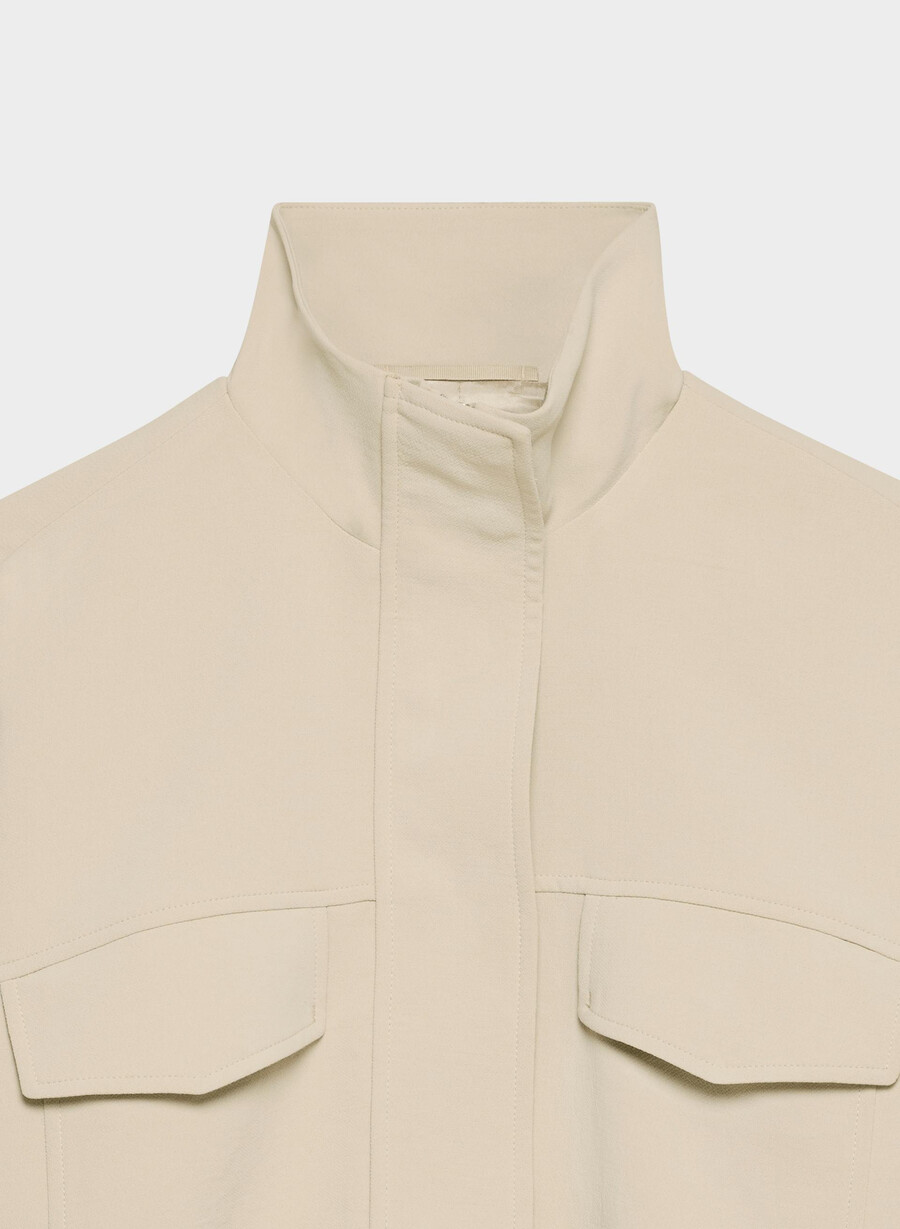 oculus-jakke - crepette marcona beige