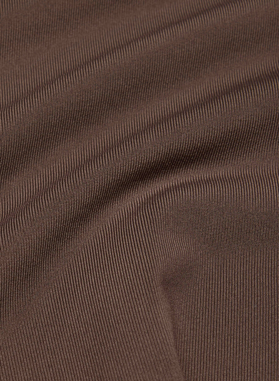 original contour optimum halterkjole rik mokkabrun