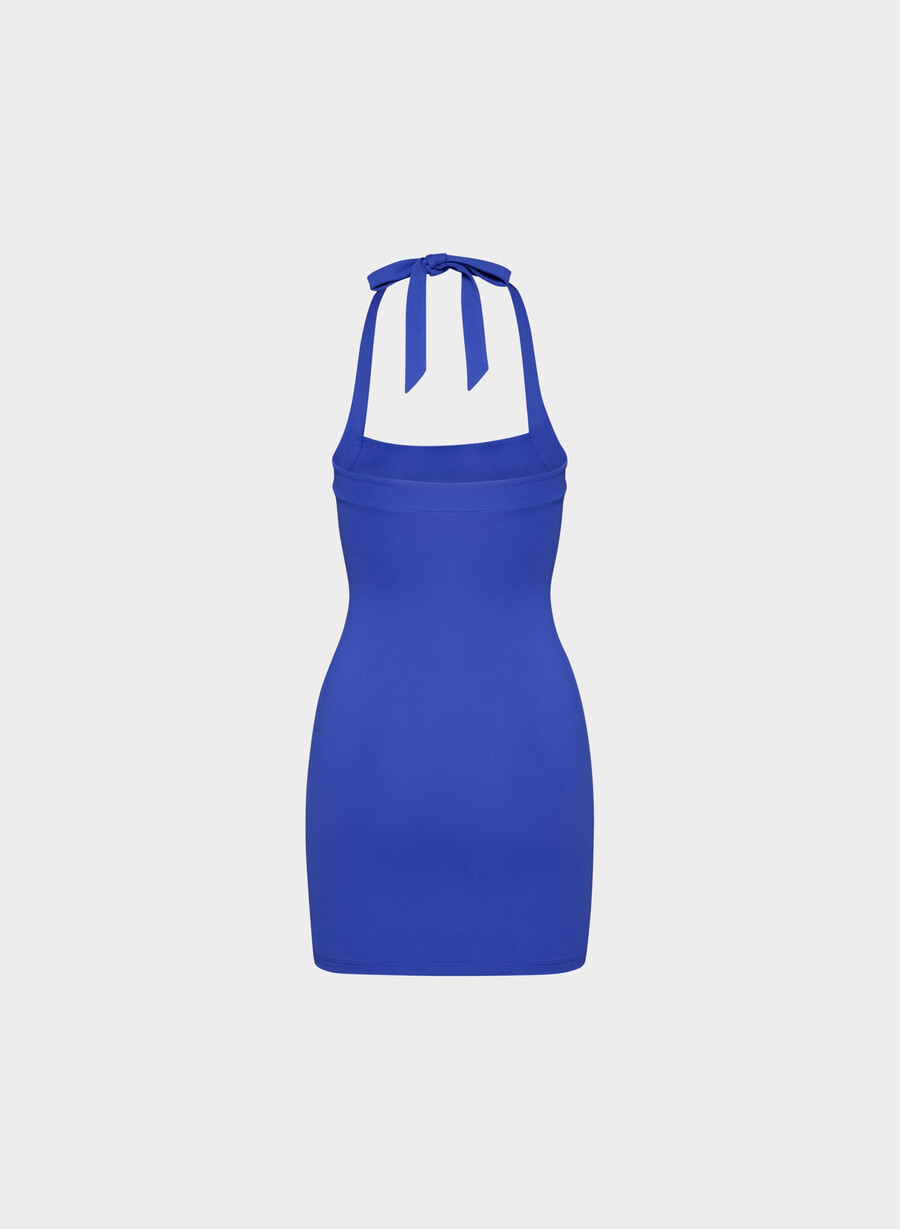 original contour optimum halterkjole ablaze blÅ