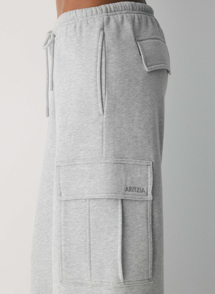 cozy sweatfleece mega cargo flutter joggebukse lyngkrom