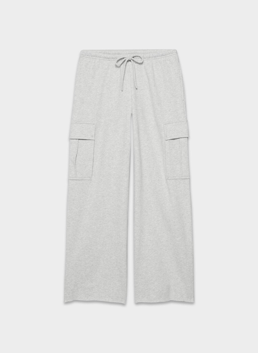cozy sweatfleece mega cargo flutter joggebukse lyngkrom