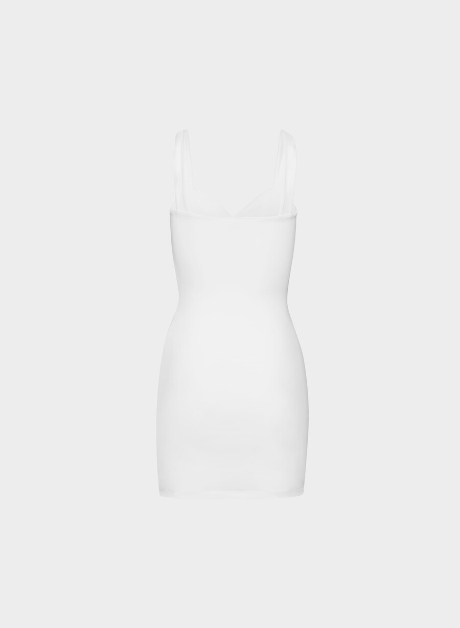 original contour resplendent dress knallhvit
