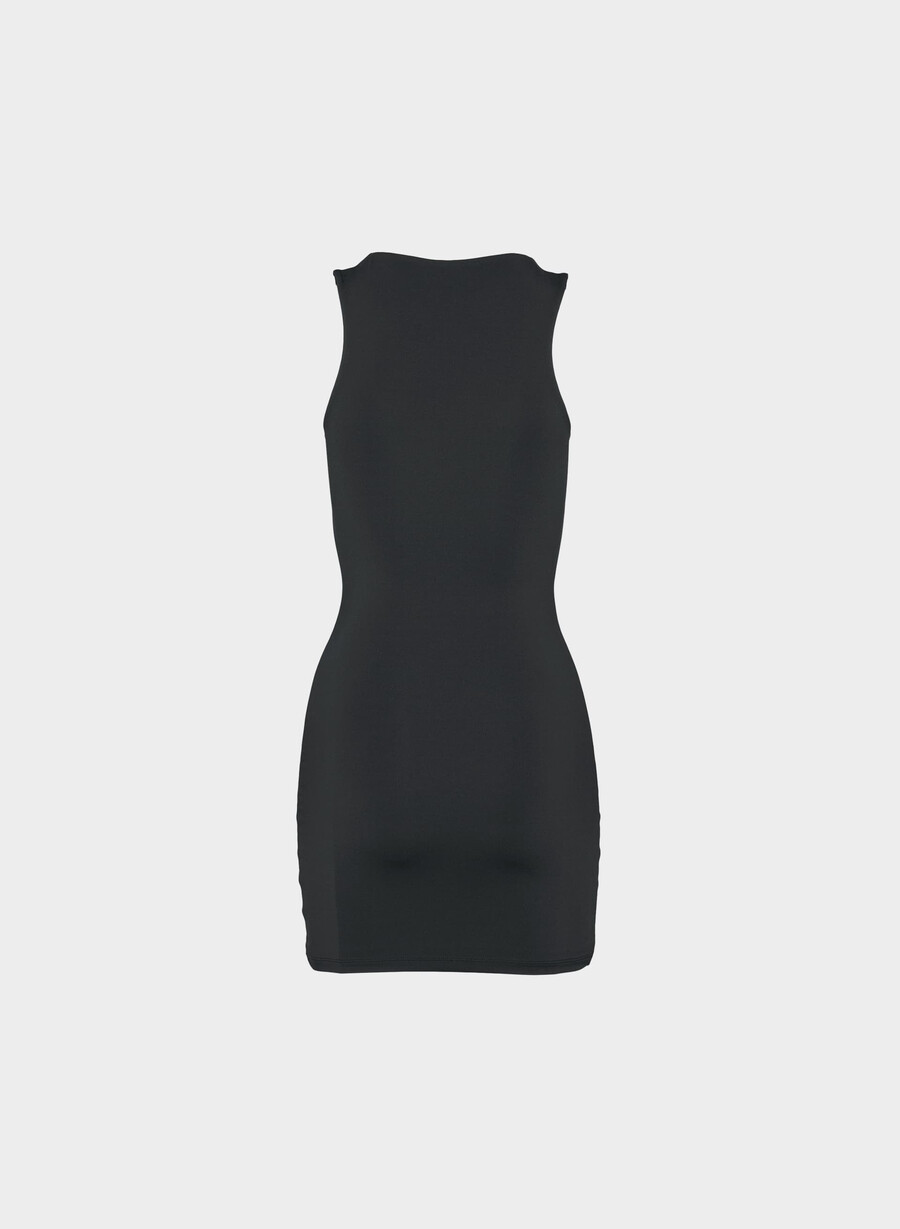 original contour hearten kjole svart