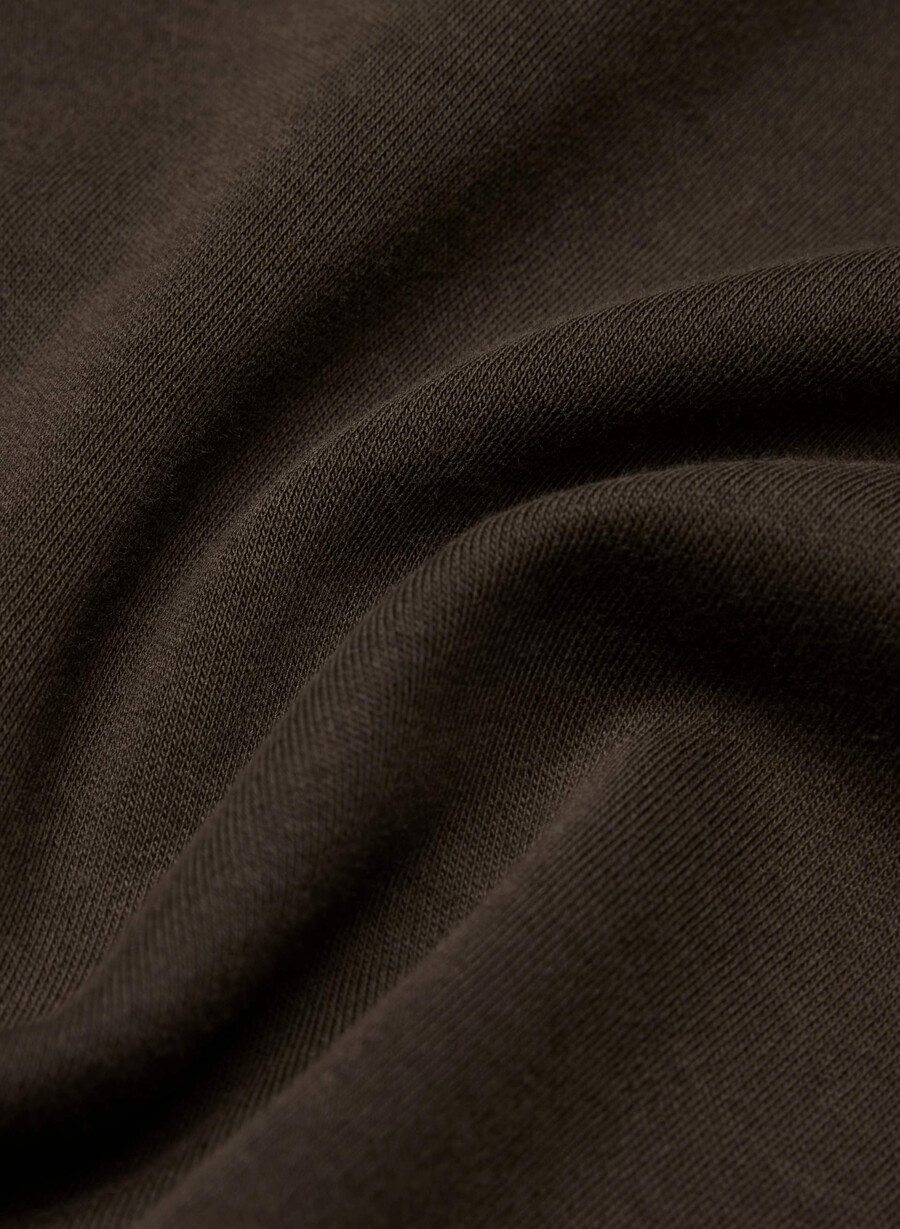 interlock cotton wirth t-skjorte mokkabrun