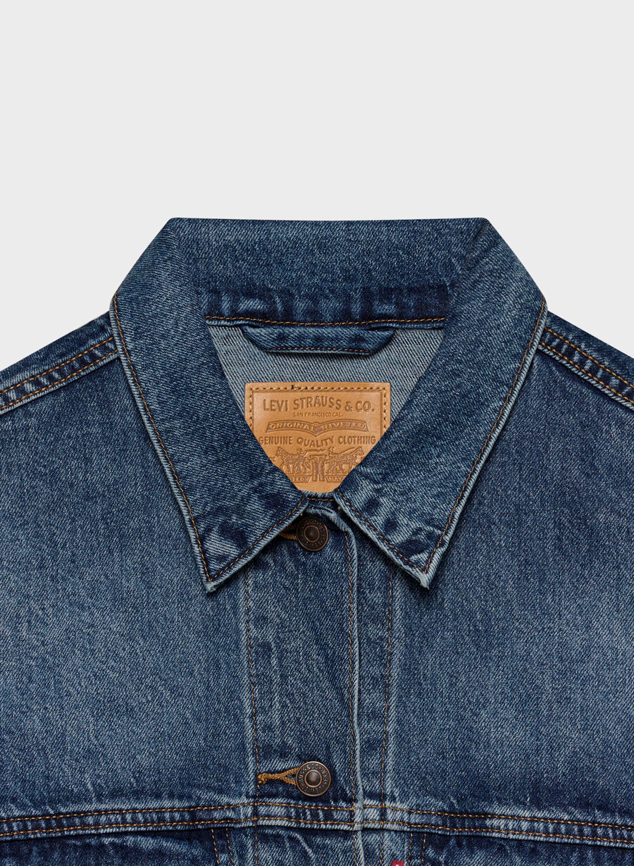 levis 90-talls truckerjakke mØrk indigo