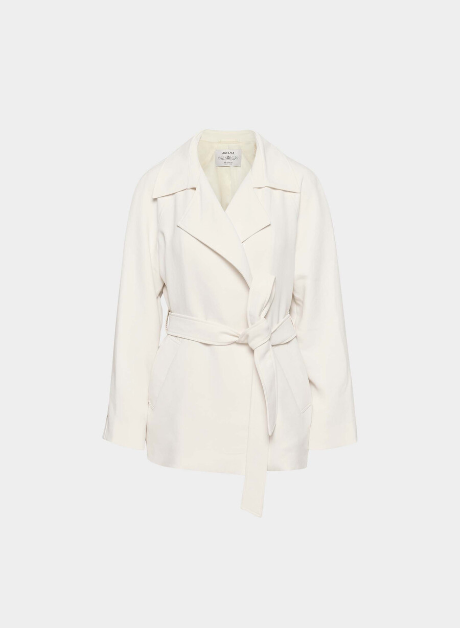 the splendor mid trench coat lys bjØrk