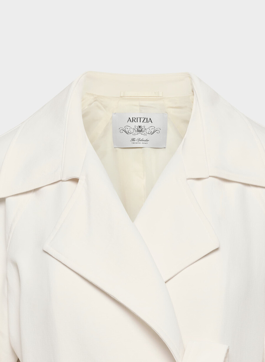 the splendor mid trench coat lys bjØrk