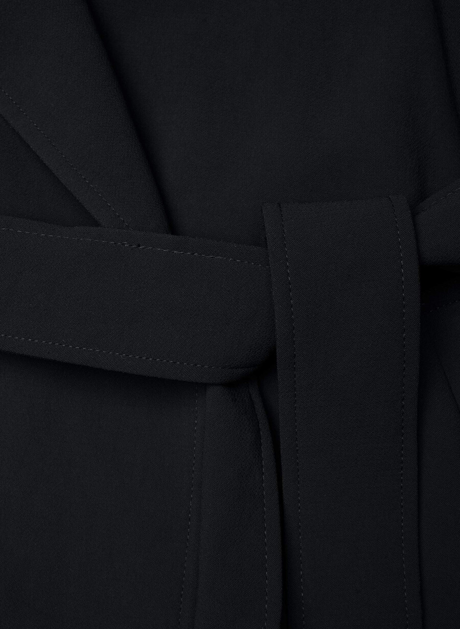 the splendor mid trench coat svart