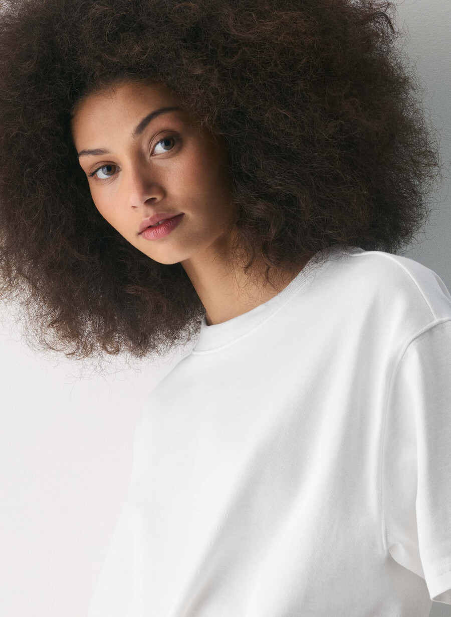 mighty cotton delta t-skjorte hvit