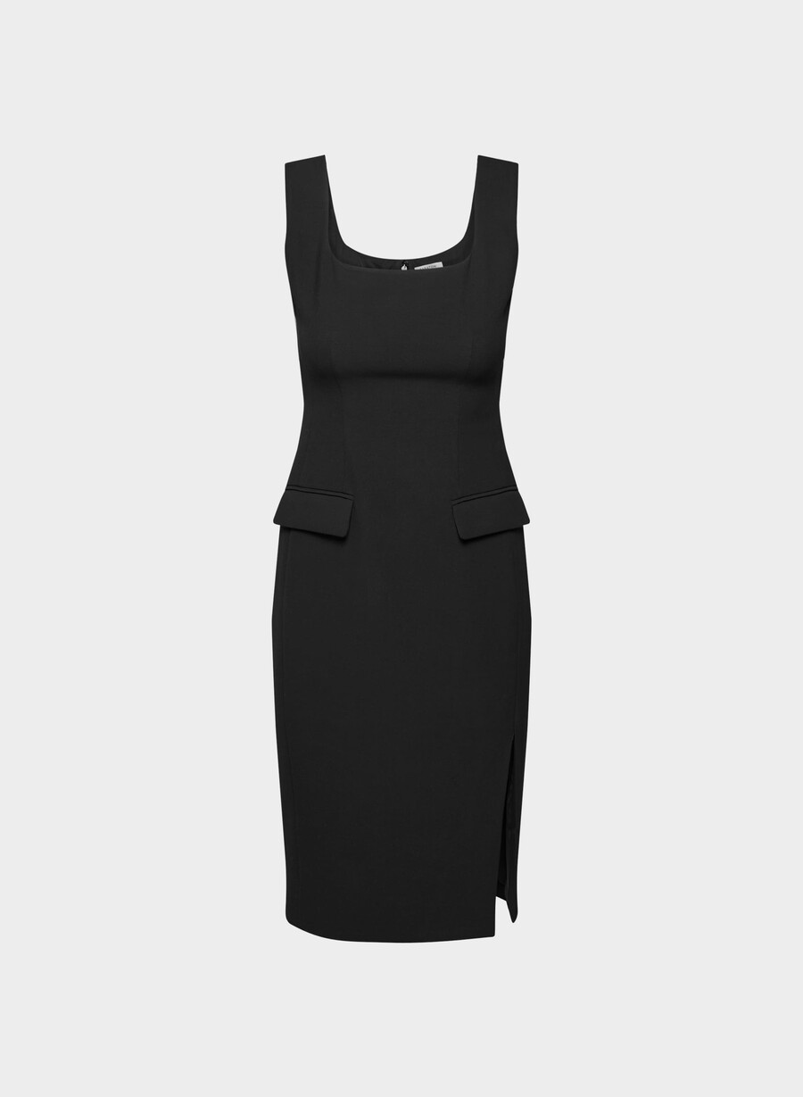 kjole med trekk - reessential black