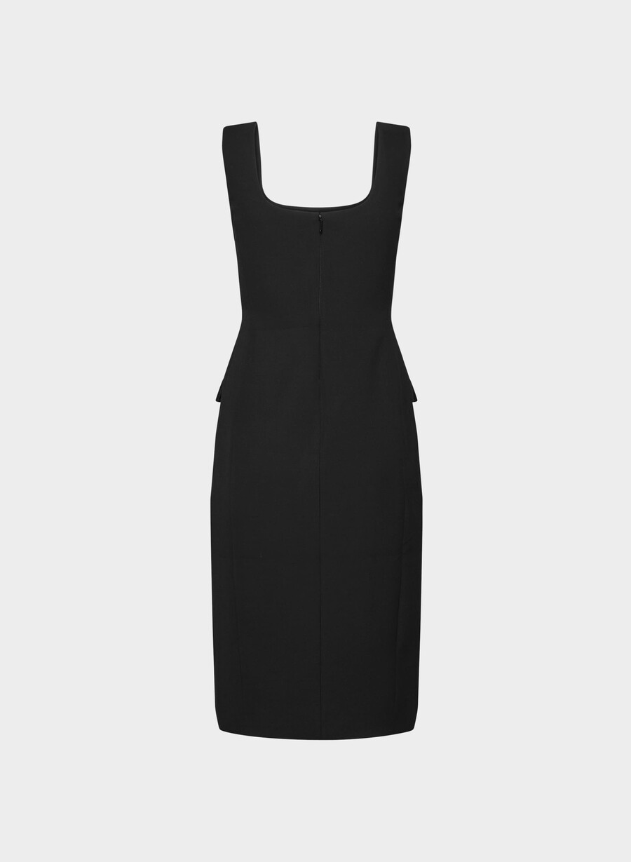 kjole med trekk - reessential black