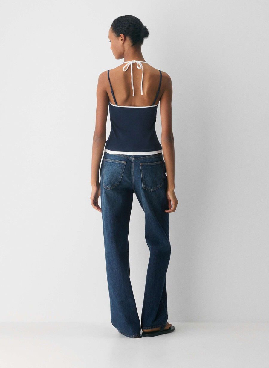homestretch smooth juke halter-topp admiralhvit