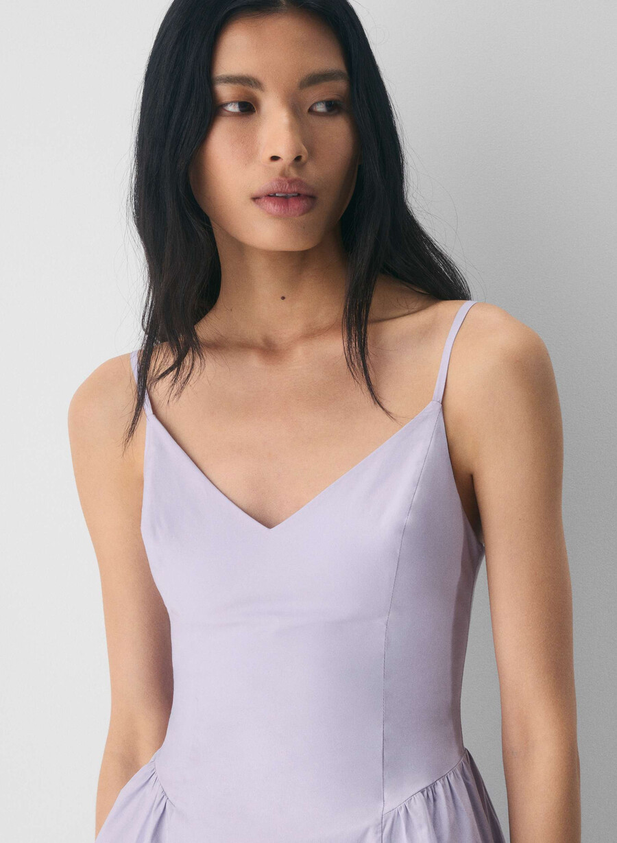 technique poplin minikjole ingrd stripe vl pkbw