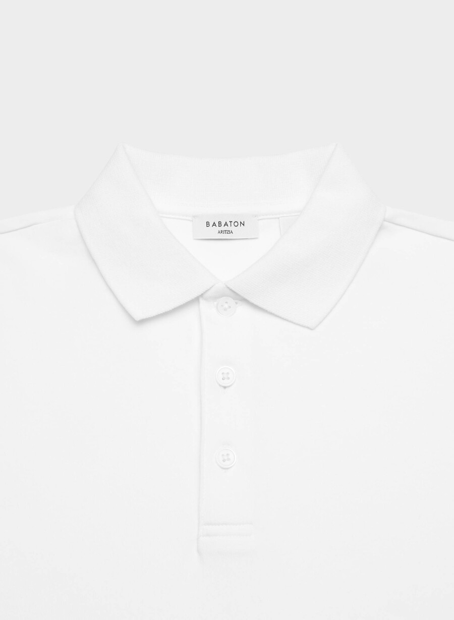 interlock cotton consensus poloskjorte hvit