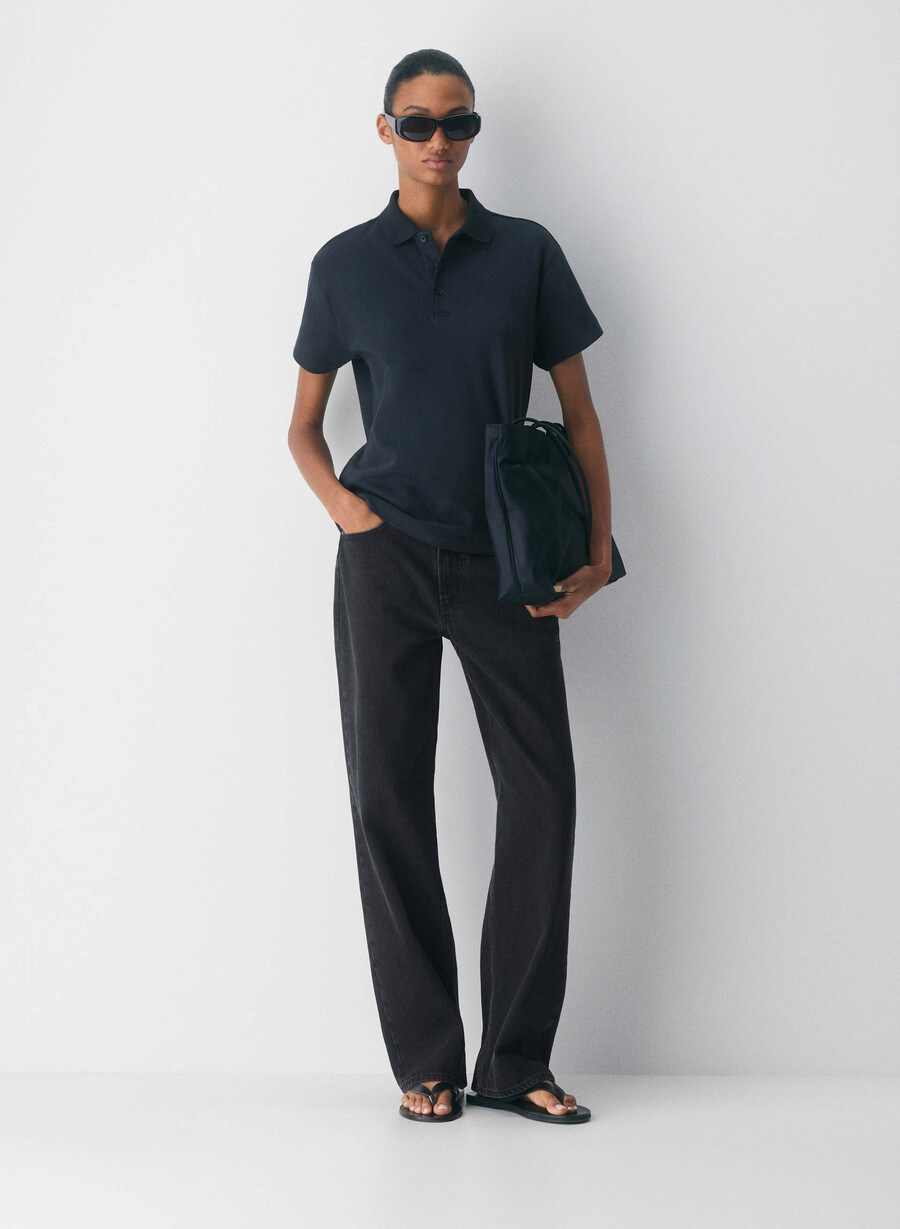 interlock cotton consensus poloskjorte hvit