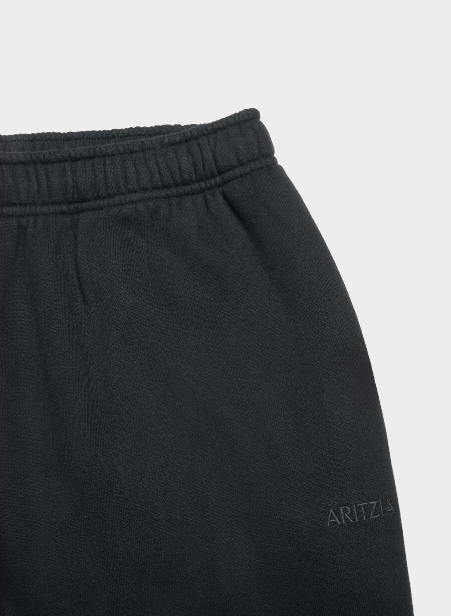 koselig joggebukse i fleece med mega ballonger svart