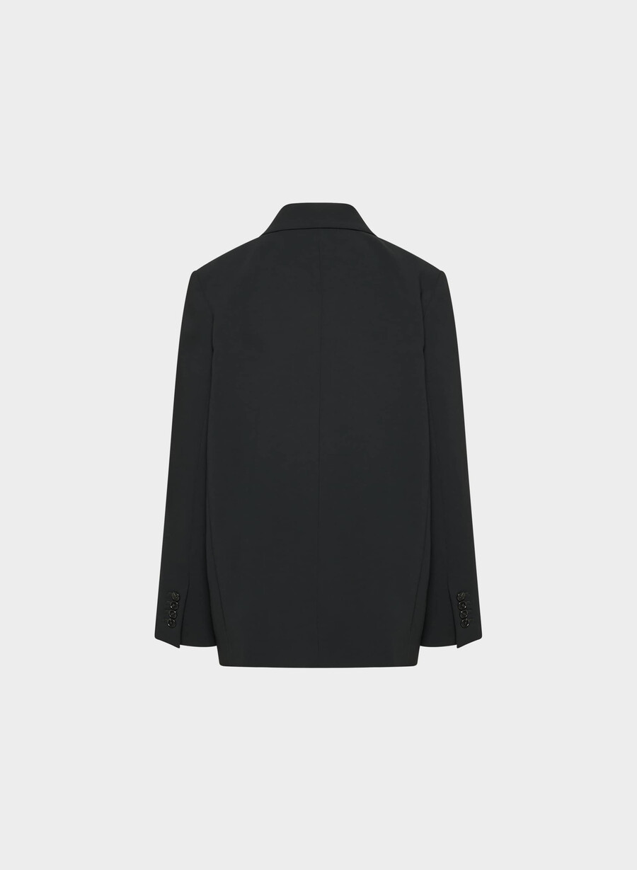 garret blazer - crepette svart