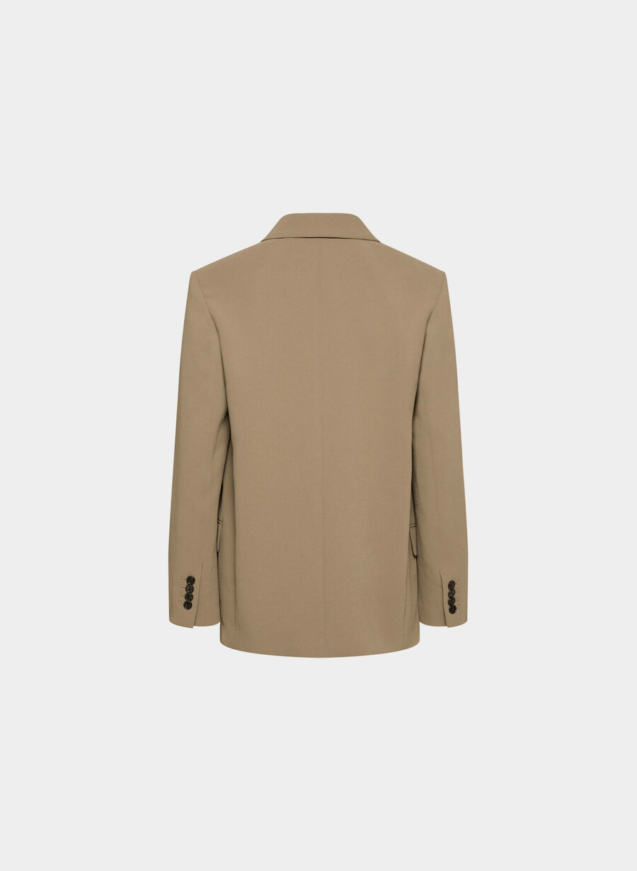 garret blazer - crepette folio brun