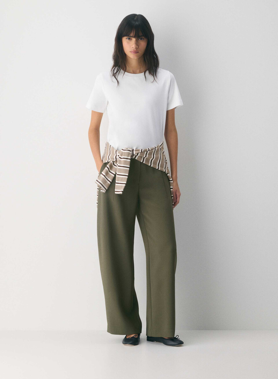 helix barrel pant - crepette dark olive