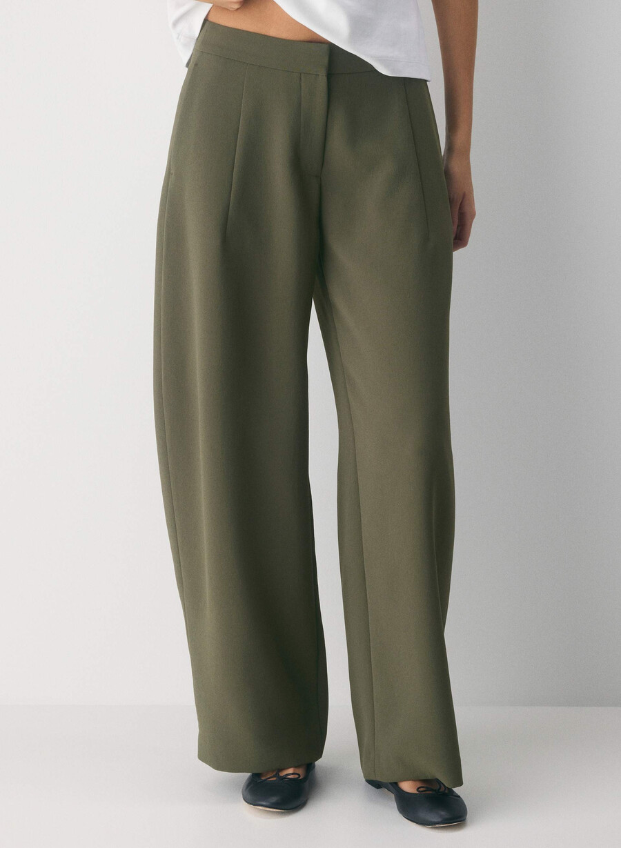 helix barrel pant - crepette dark olive
