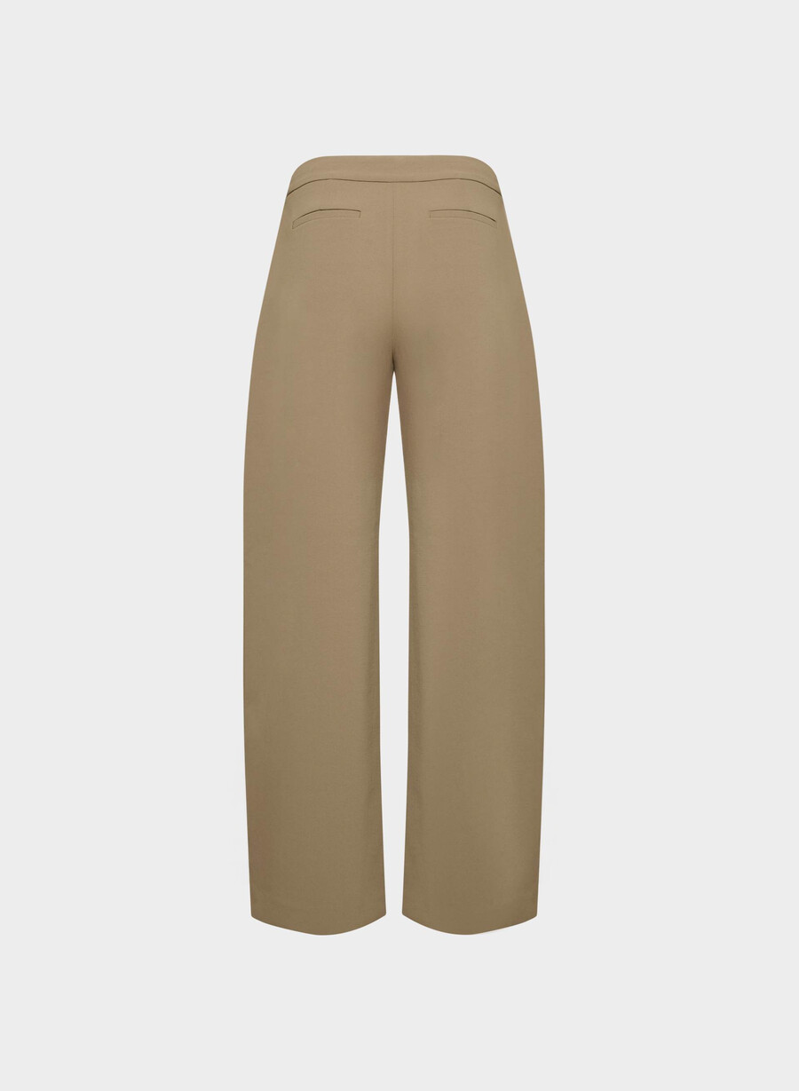 helix barrel pant - crepette folio brun