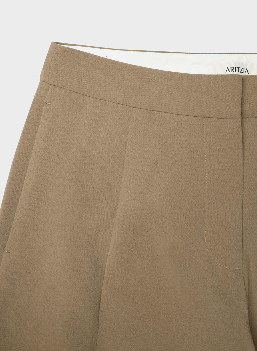 helix barrel pant - crepette folio brun