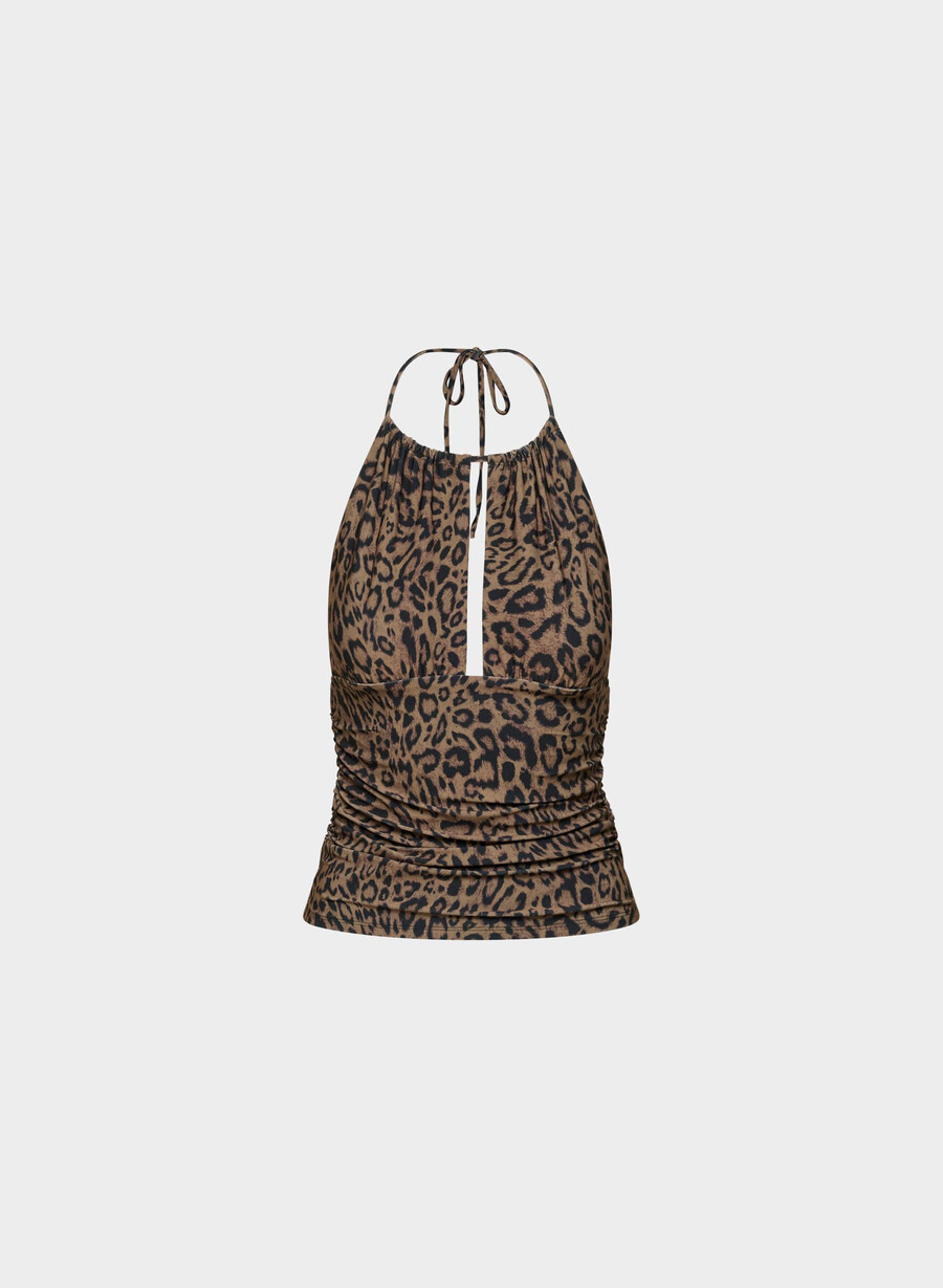 smooth matter odeum halter-topp cocoa sandmulti