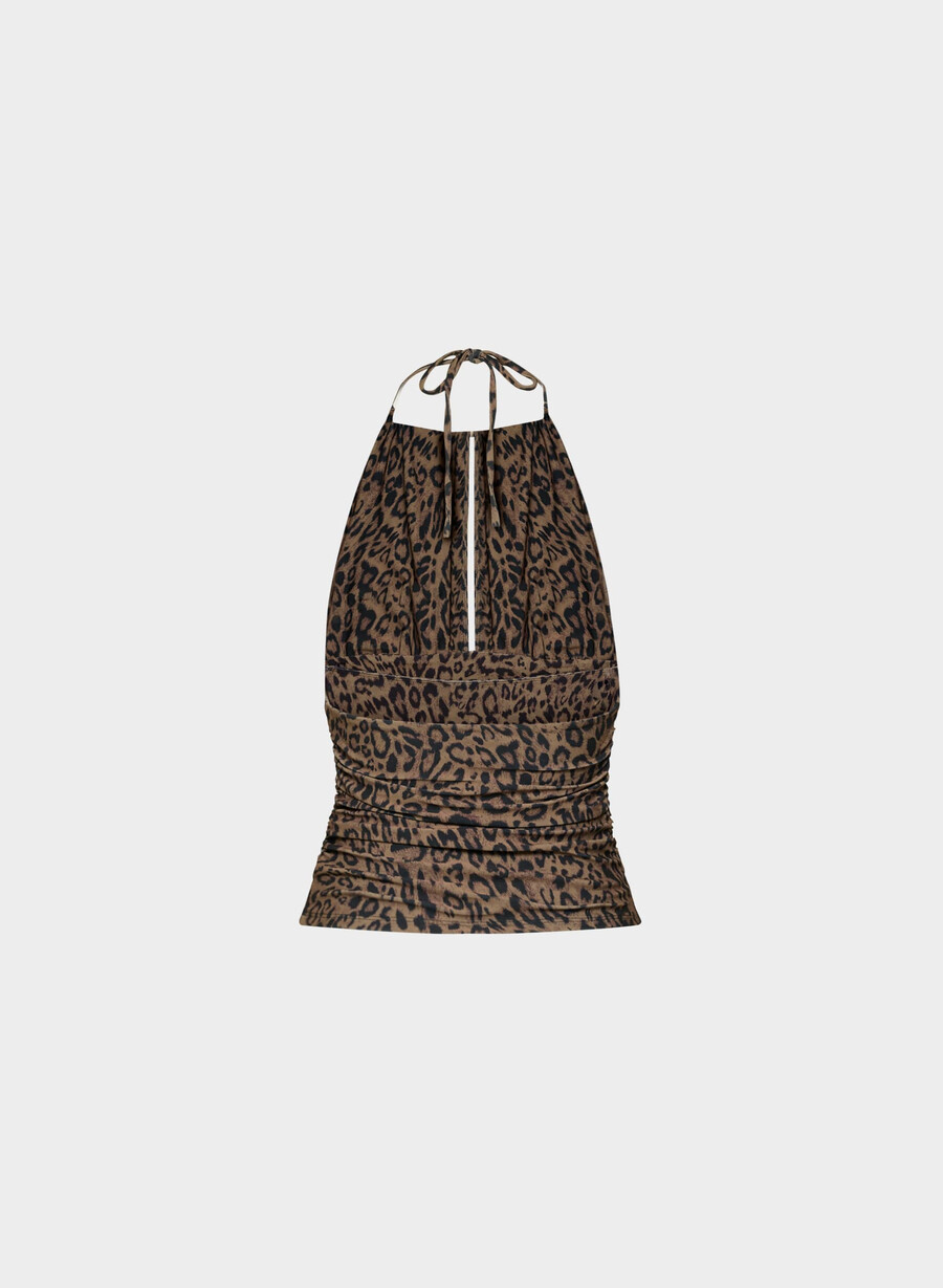 smooth matter odeum halter-topp cocoa sandmulti