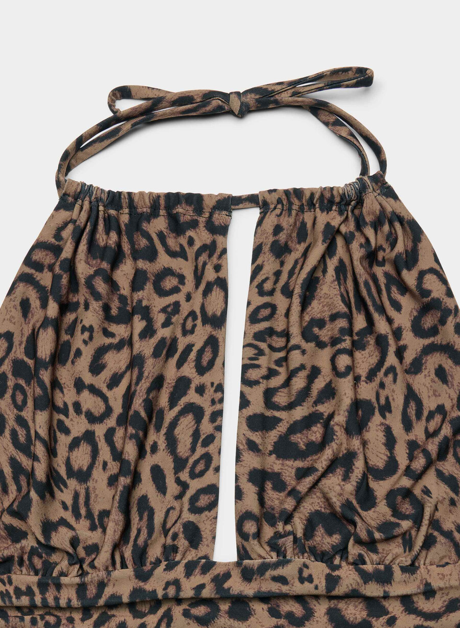 smooth matter odeum halter-topp cocoa sandmulti